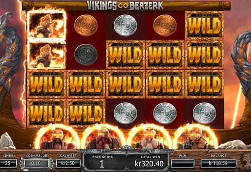 Дикие знаки в аппарате Vikings go Berzerk