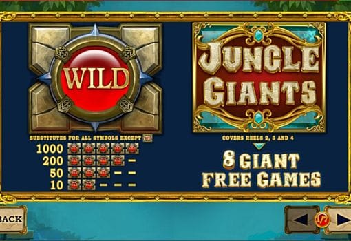 Описание знаков Wild и Scatter онлайн слоте Jungle Giants